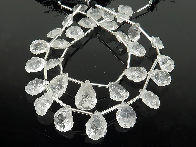 Naturel Améthyste Poire Briolette Coupe Desseré Gemme Lot 15 Pièces 12 - Foto 7