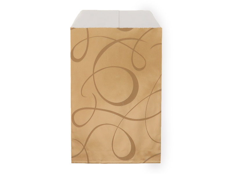 Paper Bag ~ Gold Scroll ~ 12cm x 7cm