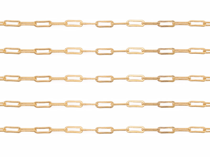 Gold Filled Drawn Cable Chain 6.5mm ~ by the Foot