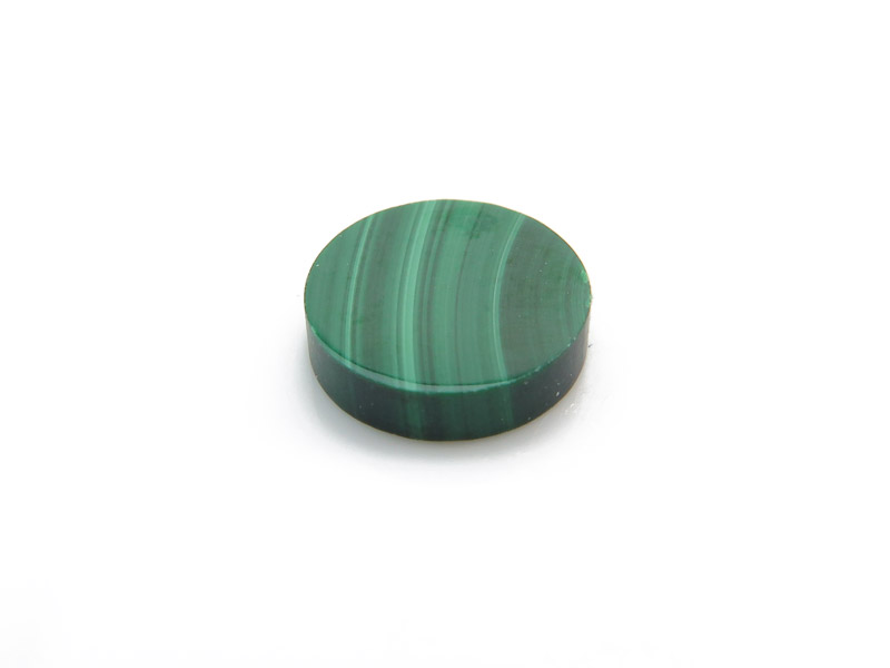 Malachite Smooth Flat Disc 8mm