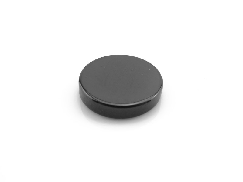 Black Spinel Flat Smooth Disc 10mm