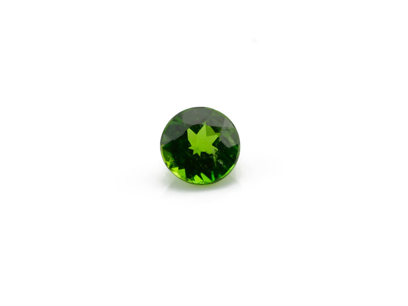 Chrome Diopside Faceted Round 4mm