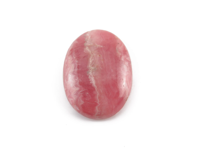 Rhodochrosite Oval Cabochon 30mm x 22mm