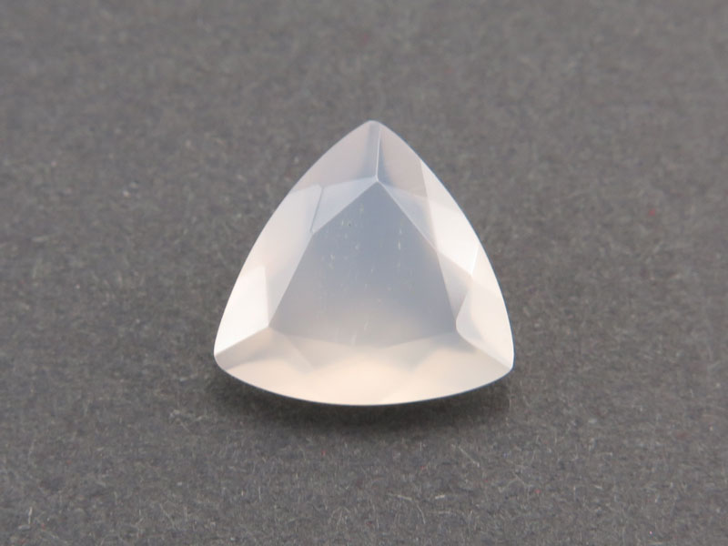 Scottish Chalcedony Faceted Trillion 9.5mm