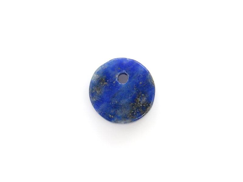 Lapis Lazuli Flat Disc Briolette 8mm SINGLE