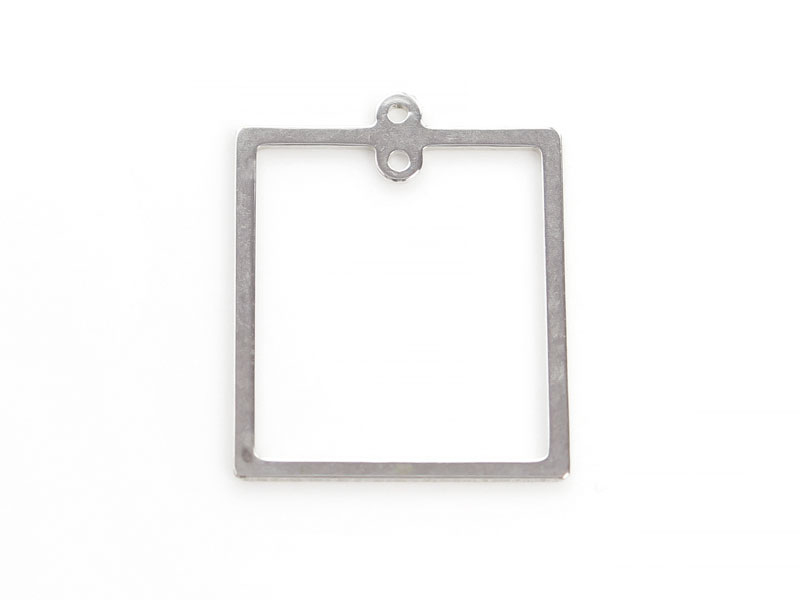 Sterling Silver Frame with Loop 18mm