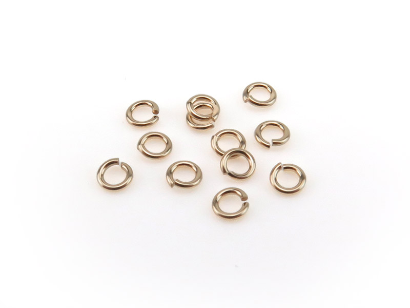 Gold Filled Open Jump Ring 2.5mm ~ 24ga ~ Pack of 20