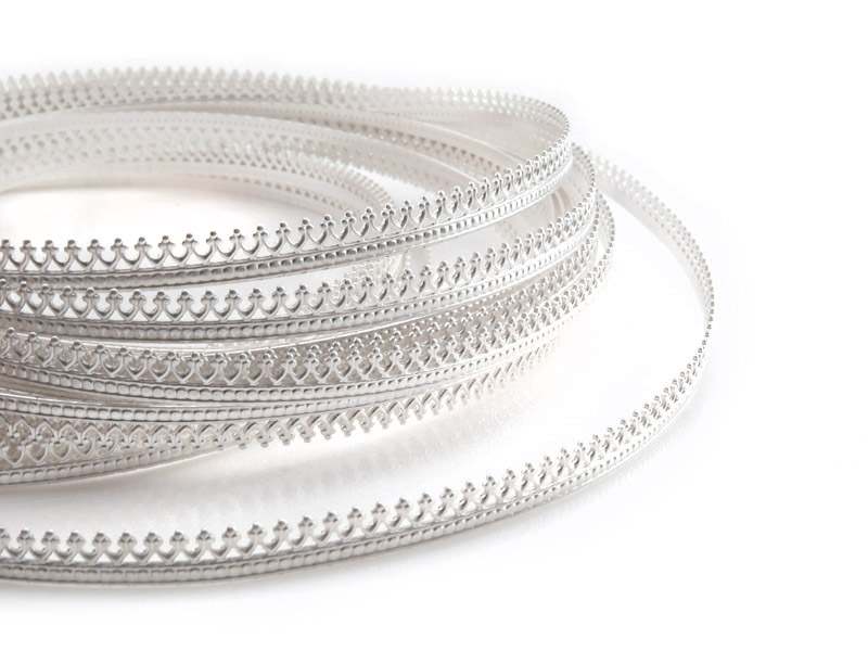 Sterling Silver Crown Gallery Wire x by the Inch