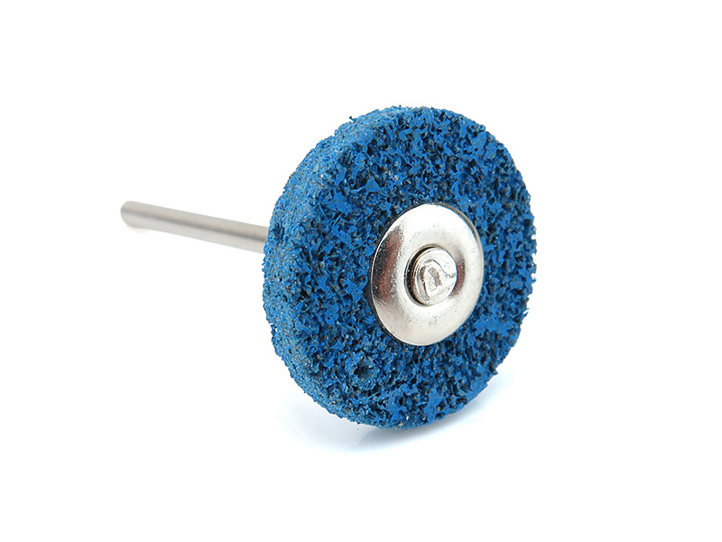 Abrasive Deburring Wheel ~ 22mm ~ Blue