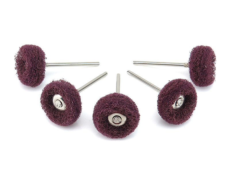 Abrasive Buffing Wheel ~ 22mm ~ Red
