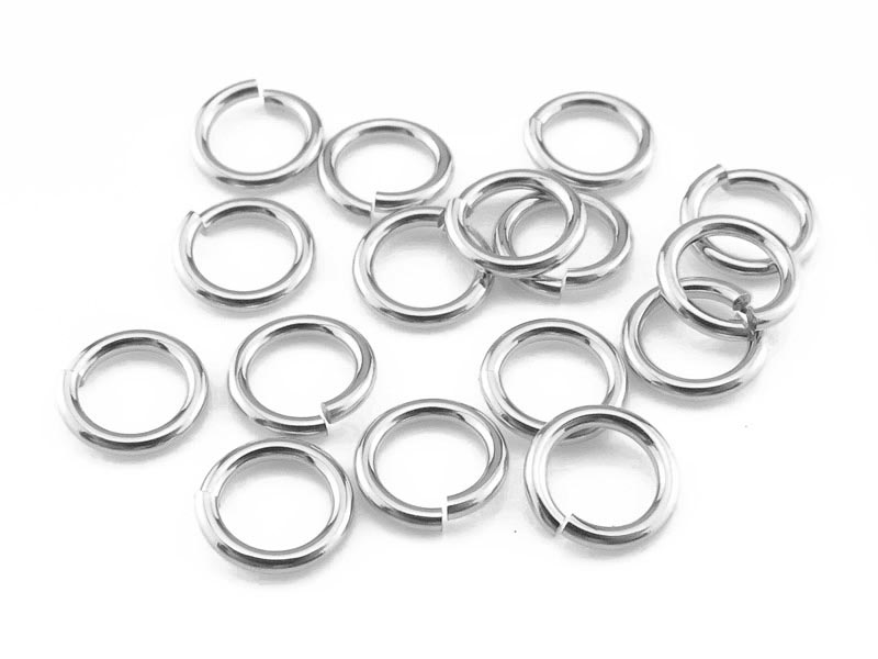 Sterling Silver Open Jump Ring 5mm ~ 20ga ~ Pack of 10