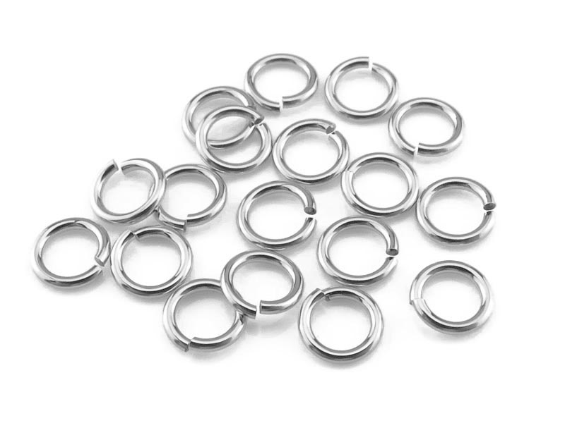 Sterling Silver Open Jump Ring 4mm ~ 22ga ~ Pack of 20