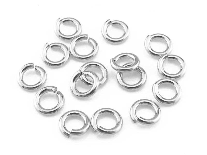 Sterling Silver Open Jump Ring 4mm ~ 20ga ~ Pack of 20