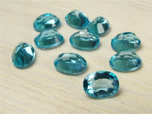 Swiss Blue Topaz Faceted Oval ~ Various Sizes