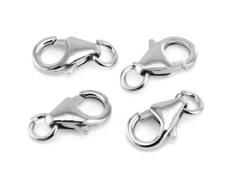 Sterling Silver Carabiner/Trigger/Lobster Clasp 10mm