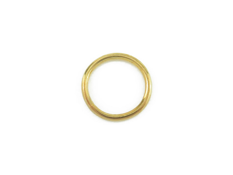 Gold Vermeil Closed Jump Ring 6mm ~ 20ga