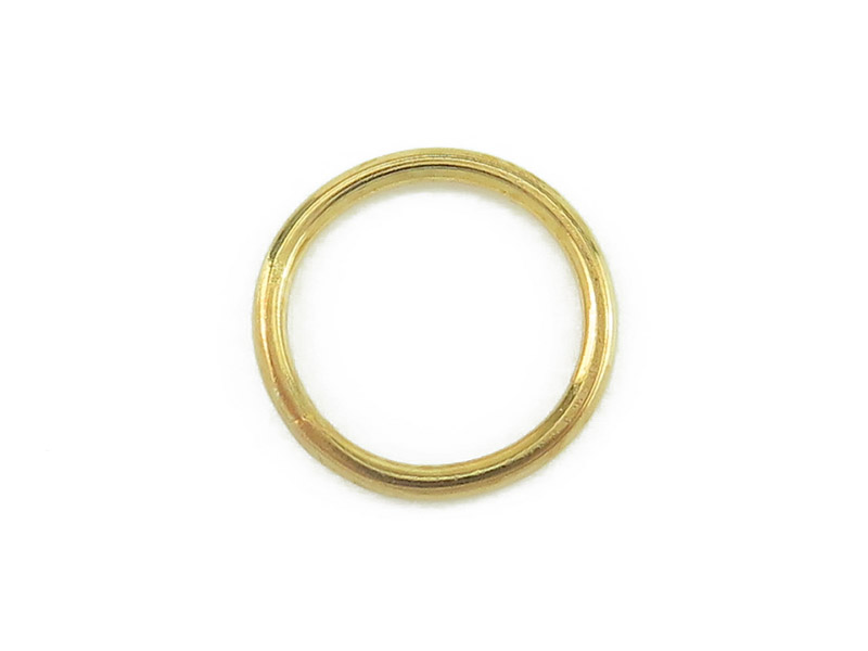 Gold Vermeil Closed Jump Ring 10mm 18g