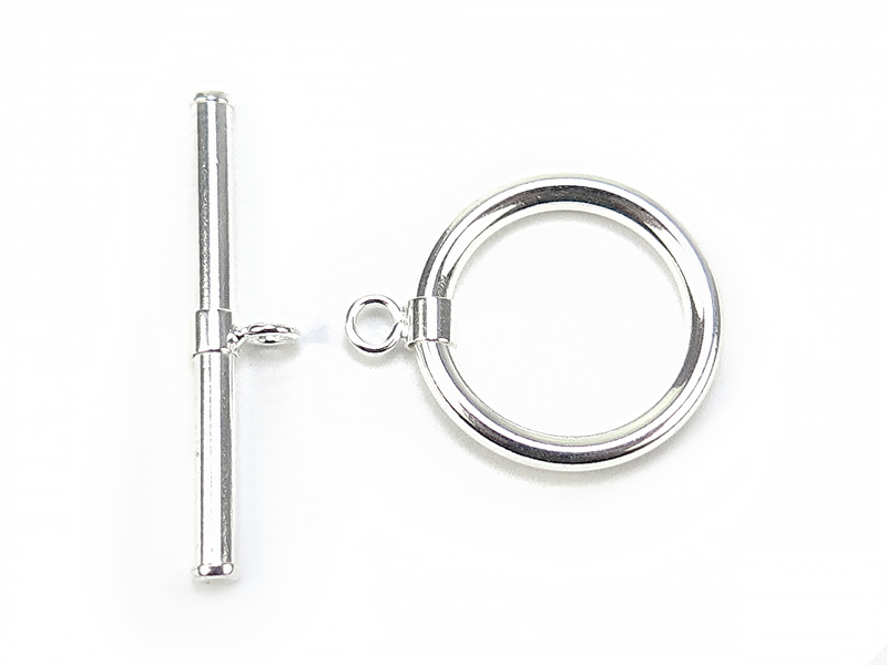Sterling Silver Toggle and Bar Clasp 15mm
