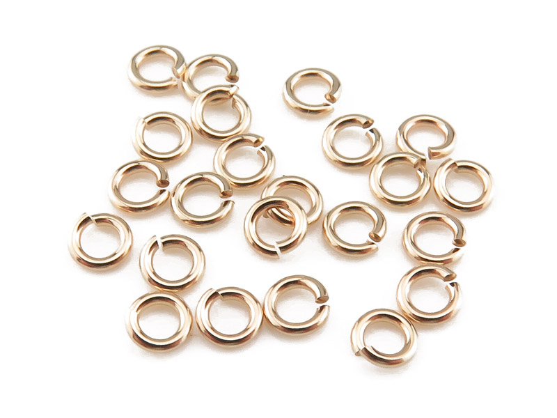 Gold Filled Open Jump Ring 3mm ~ 22ga ~ Pack of 20