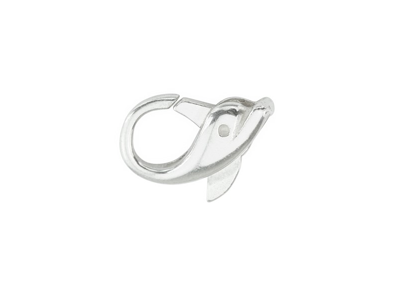 Sterling Silver Dolphin Clasp 13mm