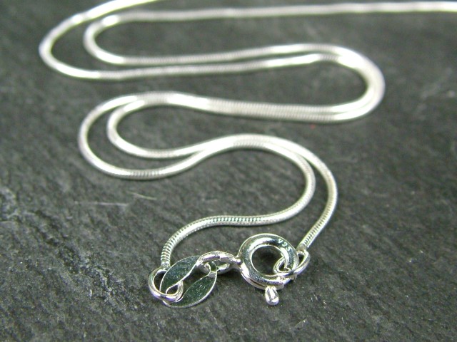925 Sterling SILVER Snake Chain 8.07” BRACELET NECKLACE with Spring Clasp 3.75 g 