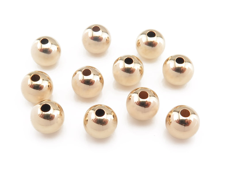 Gold Filled Plain Bead 7mm