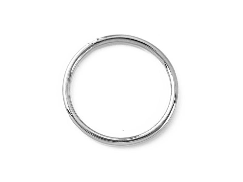 Sterling Silver Closed Jump Ring 12mm ~ 18ga