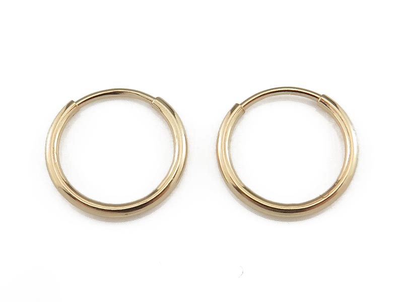 Gold Filled Earring Hoop 12mm ~ PAIR