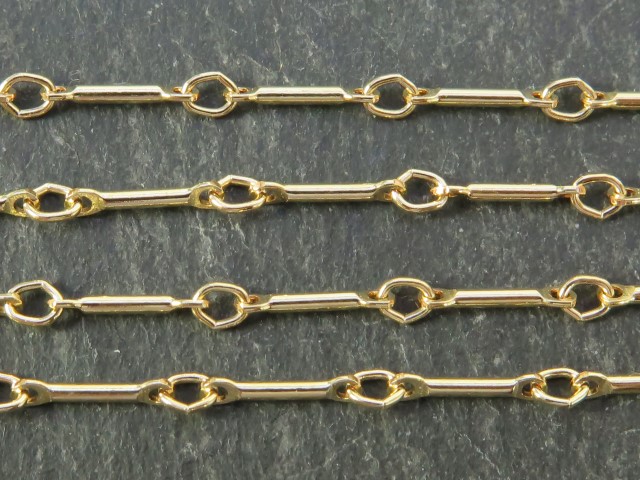 Gold Filled Bar Chain ~ by the Foot