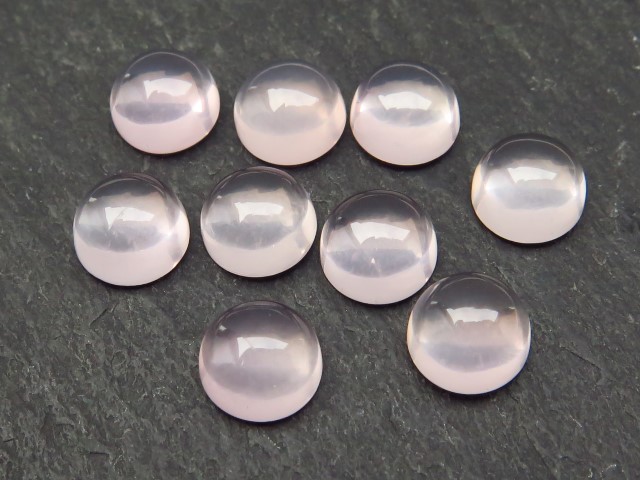 Rose Quartz Round Cabochon ~ Various Sizes