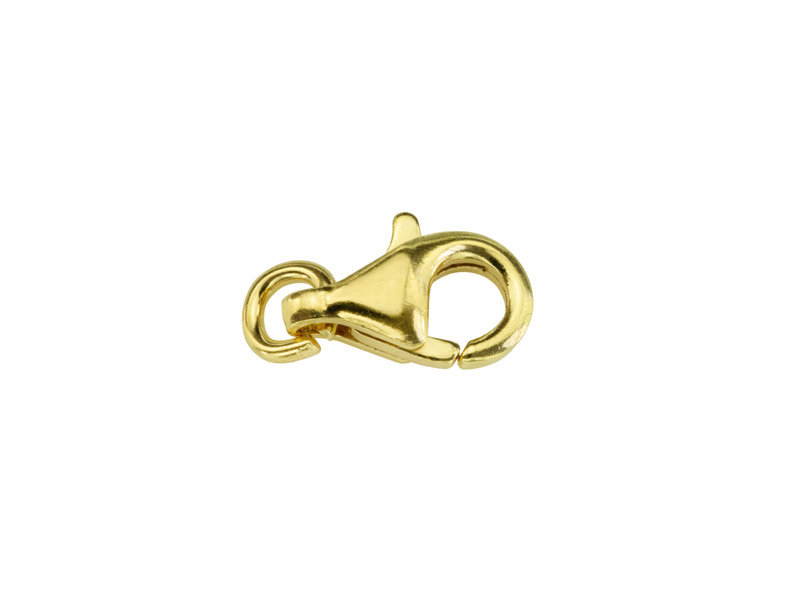 Gold Vermeil Carabiner/Trigger/Lobster Clasp 8mm