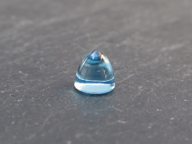 Swiss Blue Topaz Bullet Cabochon 5mm