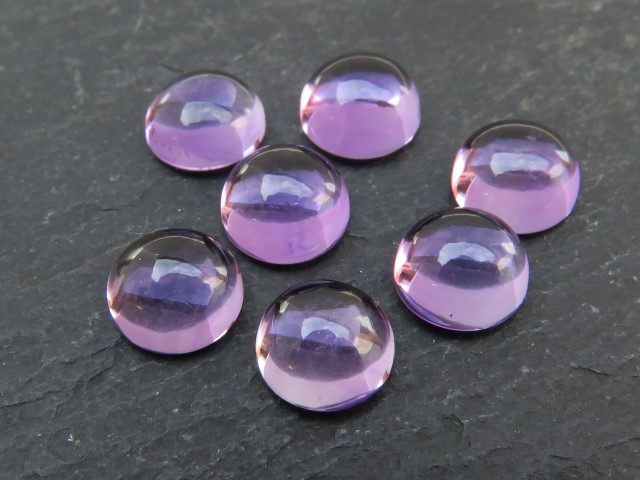 Brazilian Amethyst Round Cabochon ~ Various Sizes