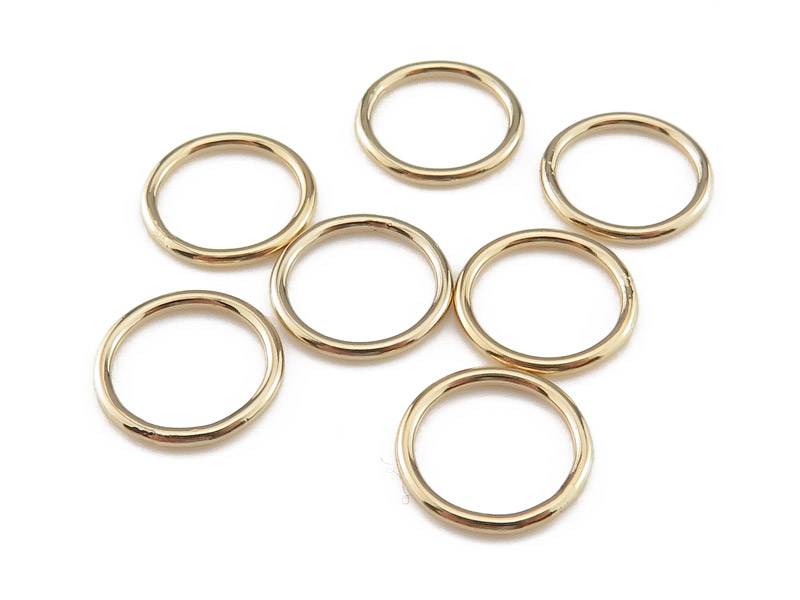 Gold Filled Closed Jump Ring 10mm 18ga