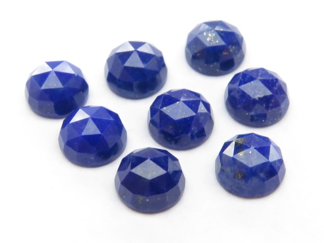 Lapis Lazuli Rose Cut Round Cabochon ~ Various Sizes
