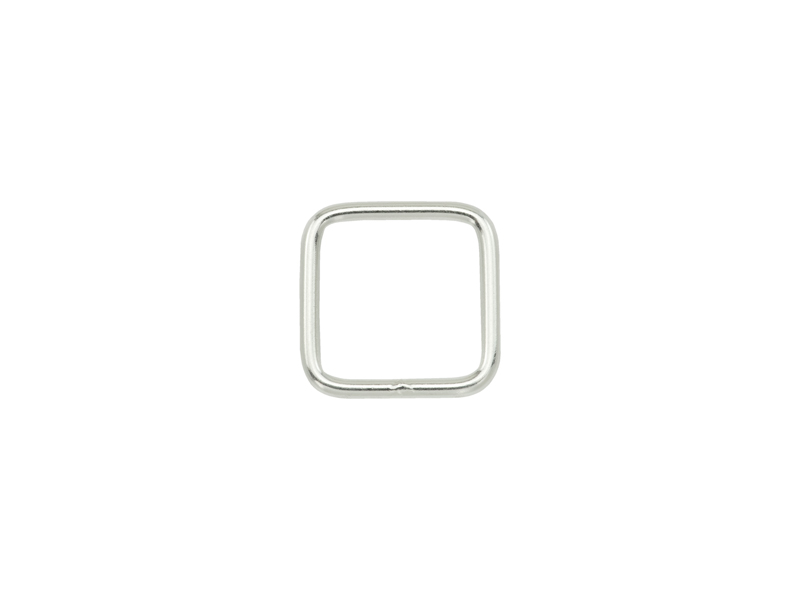 Sterling Silver Square Connector 8mm