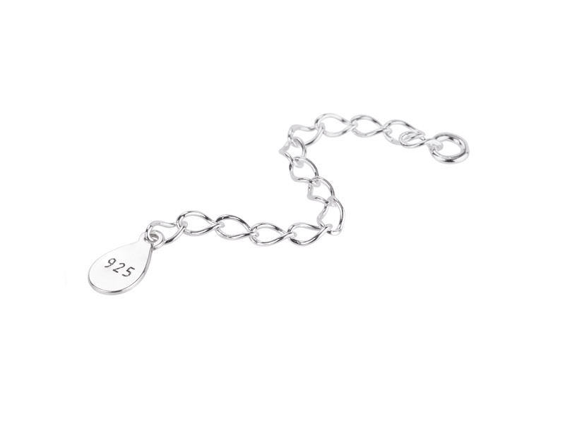Sterling Silver Extension Chain with 925 Tag ~ 2''