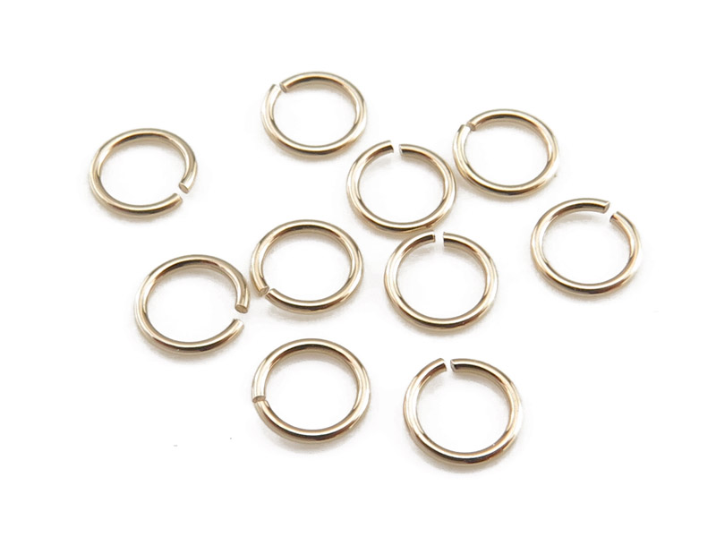 Gold Filled Open Jump Ring 4mm ~ 24ga ~ Pack of 10