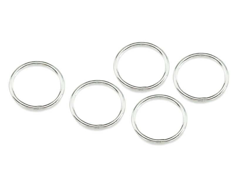 Sterling Silver Closed Jump Ring 9mm ~ 20ga ~ Pack of 10