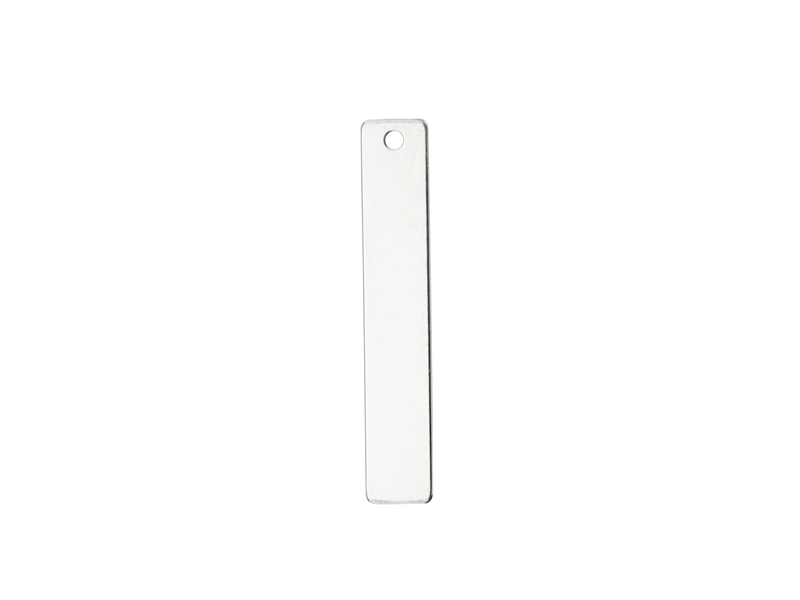 Sterling Silver Oblong Tag 25mm ~ Optional Engraving