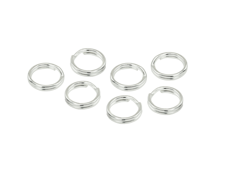 Sterling Silver Split Ring 5mm ~ Pack of 10