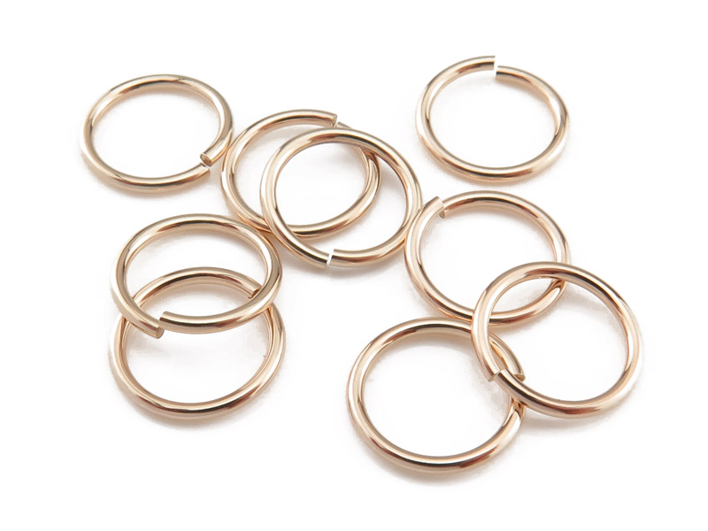 Gold Filled Open Jump Ring 10mm ~ 18ga