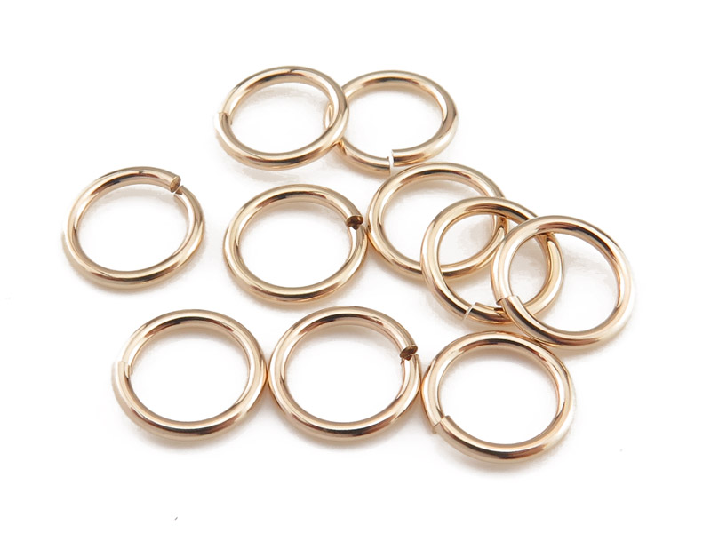 Gold Filled Open Jump Ring 8mm 18ga