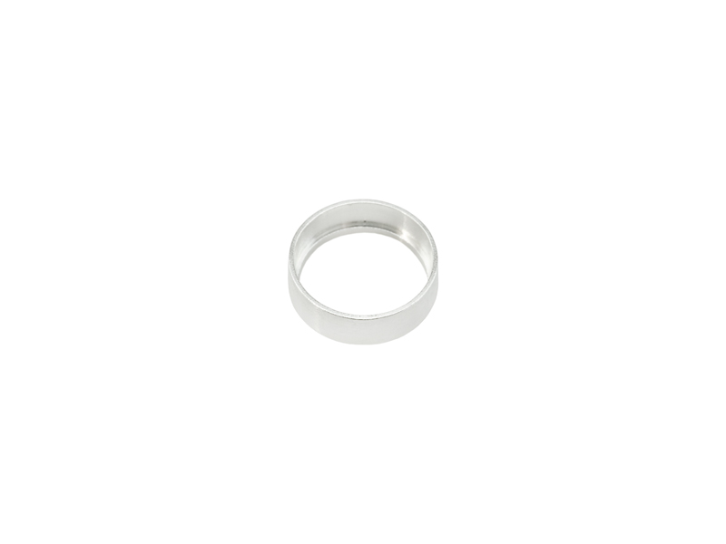 Sterling Silver Round Tube Bezel Setting for Cabochon 6mm