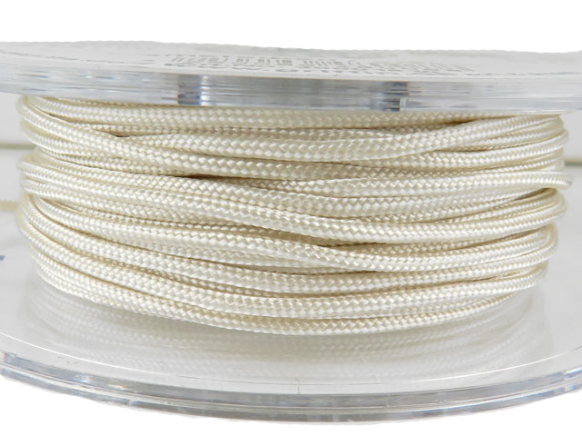 Griffin Braided Nylon Cord ~ 1.0mm ~ Cream ~ 25 metres