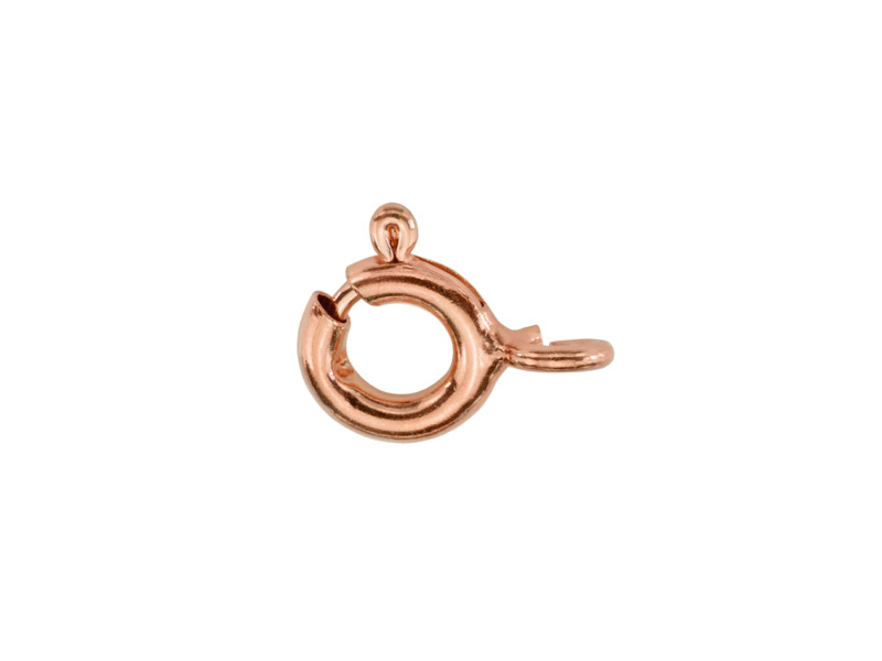 Rose Gold Vermeil Spring Ring Clasp 5mm
