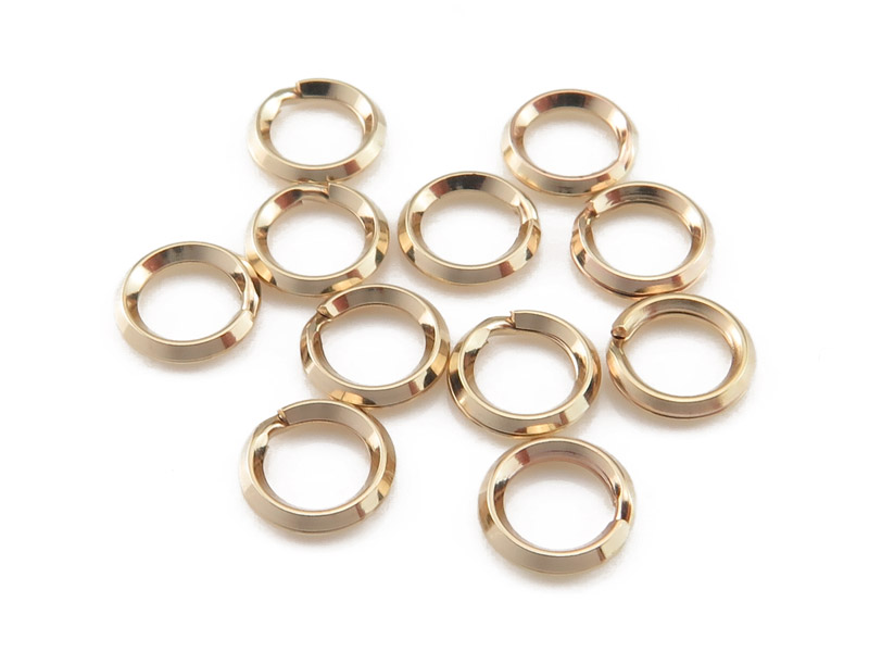 Gold Filled Split Ring 5.2mm ~ Pack of 10