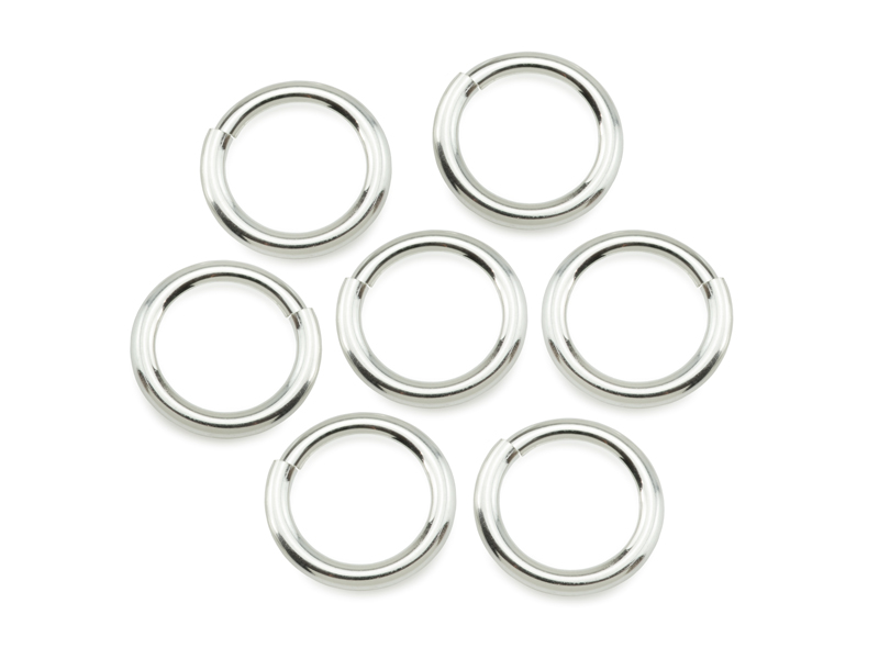 Sterling Silver Open Jump Ring 9mm ~ 16ga