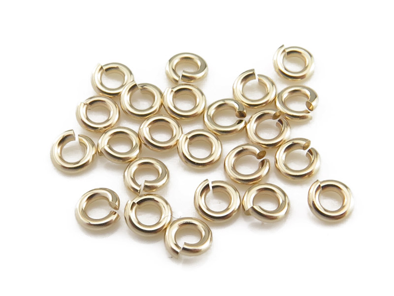 Gold Filled Open Jump Ring 3mm ~ 20ga ~ Pack of 20