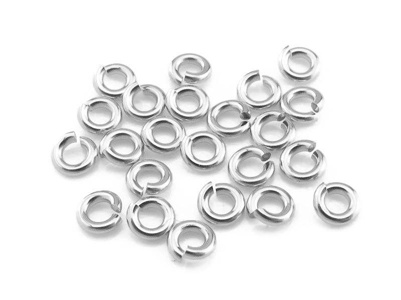 Sterling Silver Open Jump Ring 3mm ~ 20ga ~ Pack of 20